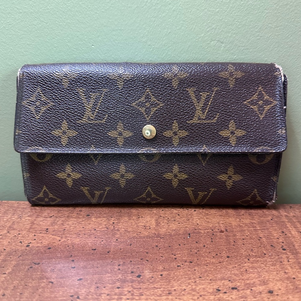 Louis Vuitton Porte Tresor Monogram Leather International Trifold Long wallet - Picture 1 of 15